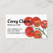 ヘルシーシェフ栄養士トマト水彩 割引カード (裏面)