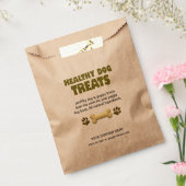 ヘルシードッグトリートカスタム-FAVORバッグ フェイバーバッグ (封をした状態)