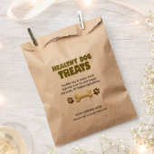 ヘルシードッグトリートカスタム-FAVORバッグ フェイバーバッグ (クリップ留めされた状態)