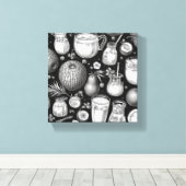 ヘルシードリンクプリントノベルティ：ウォールアート キャンバスプリント (インサイチュ (ウッドフロア))