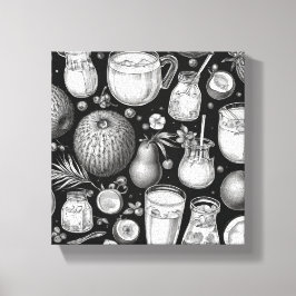 ヘルシードリンクプリントノベルティ：ウォールアート キャンバスプリント