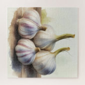 ヘルシーニンニクの水色 ジグソーパズル (横)