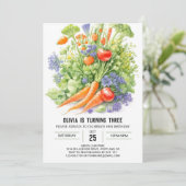 ヘルシーハーベストキッズ誕生日招待状 招待状 (スタンド正面)