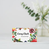 ヘルシーパーソナルシェフ栄養士モダン野菜 名刺 (スタンド正面)