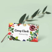 ヘルシーパーソナルシェフ栄養士モダン野菜 名刺