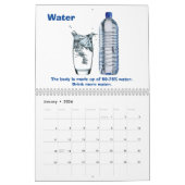 ヘルシーフードカレンダー カレンダー (1月 2026)