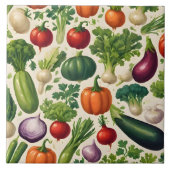 ヘルシーフード幸せ野菜トレンディーコレクション タイル (正面)