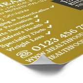 ヘルシーフード広告店 ポスター (角)