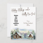 ヘルシーホリデーウィンターハンドサニタイザギフトカード カード (正面)