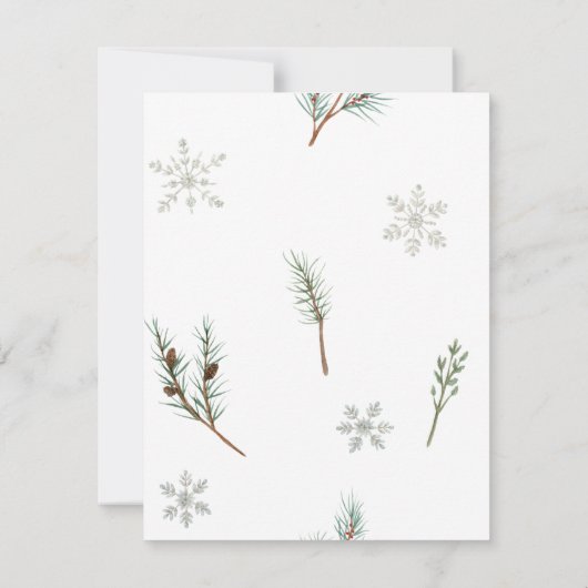 ヘルシーホリデーツリーハンドサニタイザギフトカード カード (裏面)