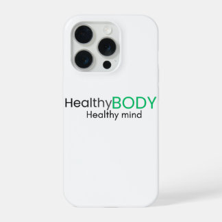 ヘルシーボディ ヘルシーマインド スマホケース | フィットネス モットー iPhone 15 PROケース