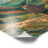 ヘルシーマウンテン登山 フォトプリント            (角)