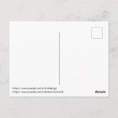 ヘルシーライフスタイルワードクラウド ポストカード (裏面)