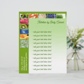 ヘルシーライフ栄養士グリーンデザインレターヘッド レターヘッド (スタンド正面)