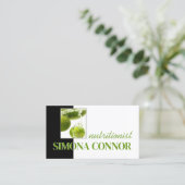 ヘルシーライフ栄養士水カード内の新鮮なライム 名刺 (スタンド正面)