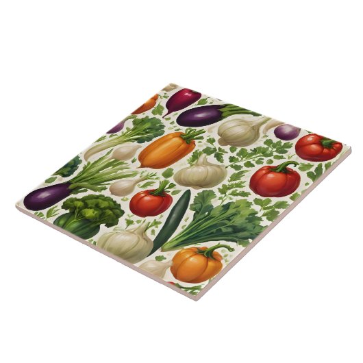 ヘルシー野菜ハッピーフードコレクシモダンョン タイル (側面)