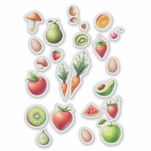 ヘルシー食品 シール (正面)