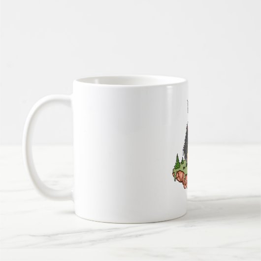 ヘルシー ドリンク コーヒーマグカップ (左)