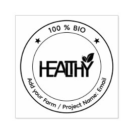 ヘルシー ビオ オーガニック エコフレンドリー 健康食品 ラバースタンプ