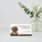 ヘルシー·ホームメード·ドッグが名刺を治療 名刺 (スタンド正面)