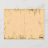 ヘルシ伝統的アパンプキンパイレシピ ポストカード (裏面)