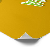 ヘルシ食べ物ーのバーガーピラミッド ポスター (角)