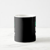 ヘルスの問題グリーンリボン コーヒーマグカップ (中央)