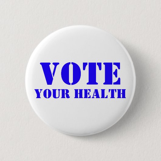 ヘルスの投票ボタン 缶バッジ (正面)