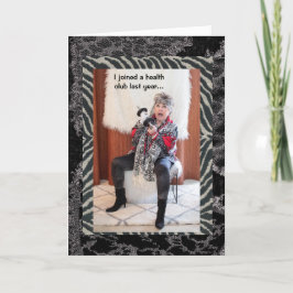 ヘルスクラブに参加することは、実際にそこに行くことである カード