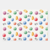 ヘルスケアおよび薬局カラフル用RX ラッピングペーパーシート (正面)