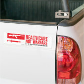 ヘルスケアない戦い バンパーステッカー (トラック上)