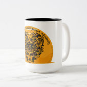 「ヘルスケアにユーモアを吹き込む私たちのポッドキャストは、 ツートーンマグカップ (正面右)