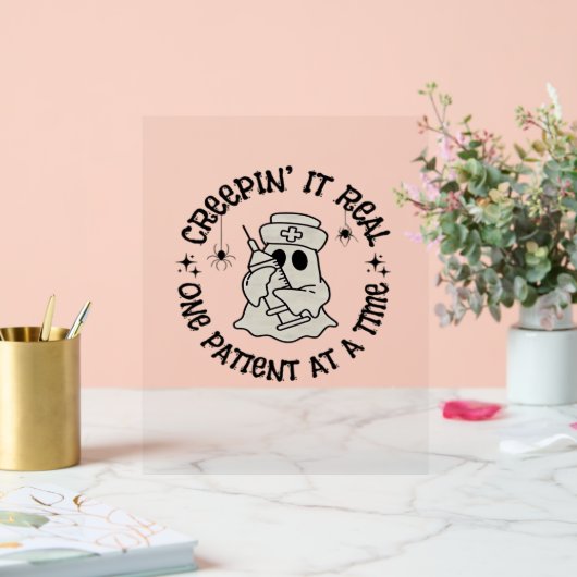 ヘルスケアのハロウィン、1人の患者実在に忍び寄る アクリルサイン (ウェディング)