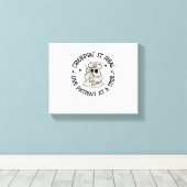 ヘルスケアのハロウィン、1人の患者実在に忍び寄る キャンバスプリント (インサイチュ (ウッドフロア))