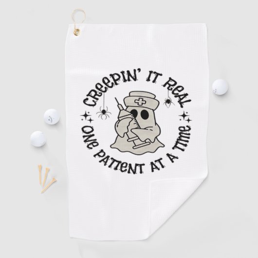 ヘルスケアのハロウィン、1人の患者実在に忍び寄る ゴルフタオル (インサイチュ)