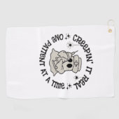 ヘルスケアのハロウィン、1人の患者実在に忍び寄る ゴルフタオル (横)