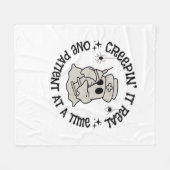 ヘルスケアのハロウィン、1人の患者実在に忍び寄る フリースブランケット