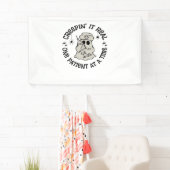 ヘルスケアのハロウィン、1人の患者実在に忍び寄る 横断幕 (インサイチュ)