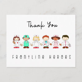 ヘルスケアの英雄に感謝 ポストカード