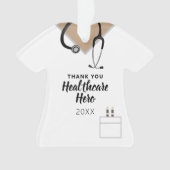 ヘルスケアの英雄Covid Frontliners オーナメント (正面)