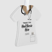 ヘルスケアの英雄Covid Frontliners オーナメント (正面)