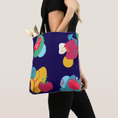 ヘルスケアをテーマカラフル – 医療デザイン トートバッグ (クローズアップ)