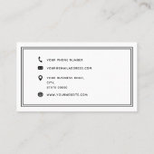 ヘルスケアハートビートパルスハートEKG ECG介護者 名刺 (裏面)