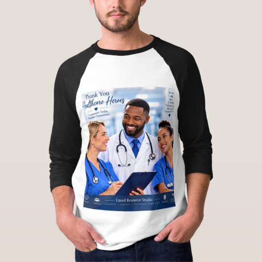 ヘルスケアヒーロー Tシャツ (正面)