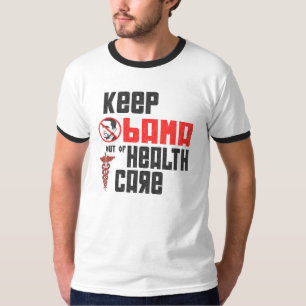 ヘルスケアメンズTシャツからオバマを保って下さい Tシャツ