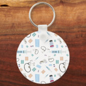 ヘルスケア医師の医療供給パターン キーホルダー (正面)