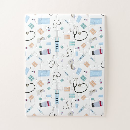 ヘルスケア医師の医療供給パターン ジグソーパズル (縦)