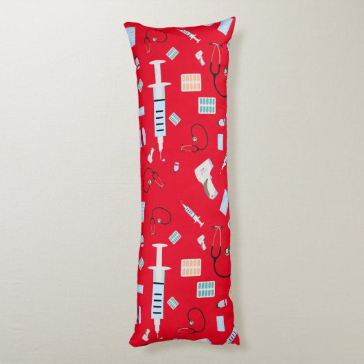 ヘルスケア医師の医療供給パターン ボディピロー (裏面 (縦))