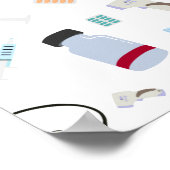 ヘルスケア医師の医療供給パターン ポスター (角)