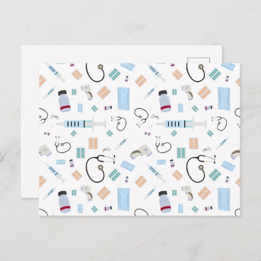 ヘルスケア医師の医療供給パターン ポストカード (正面/裏面)